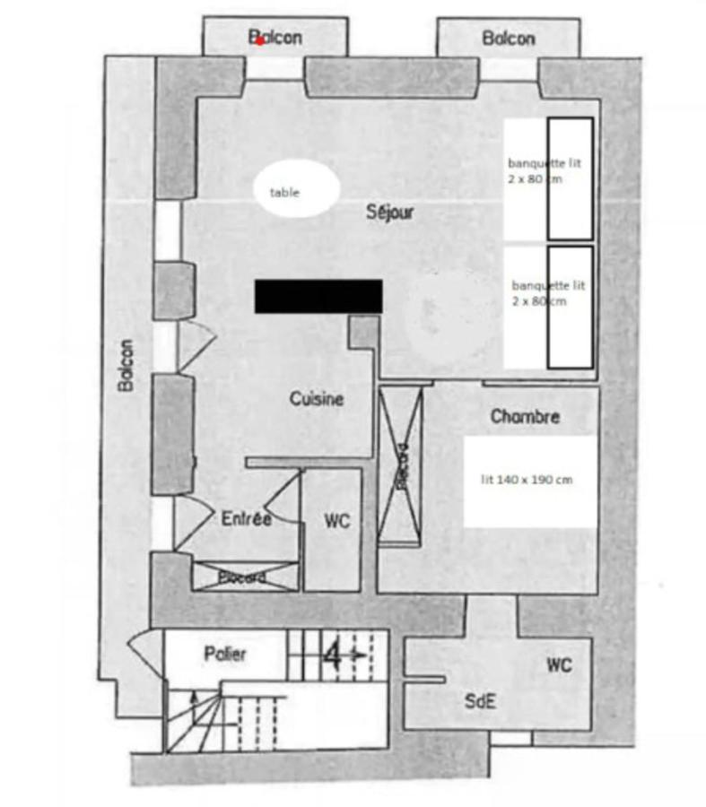 Appartement 6 Personnes, Les 3 Vallees, Pres Des Thermes Brides-les-Bains Luaran gambar
